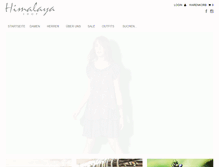 Tablet Screenshot of himalayashop.de